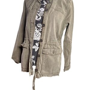 Lucky Brand Khaki Utility Jacket L
